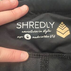 Shredly Black MTB Shorts